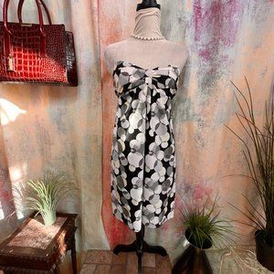 NEW📌Johnny Martin Strapless Cotton Sweetheart Neckline Dress